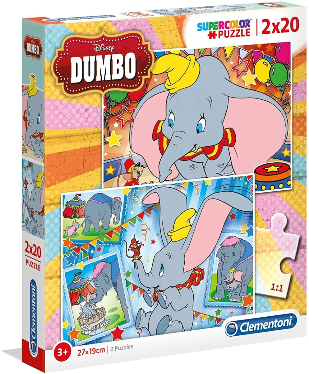 Dumbo Puzzle 2x20 Teile